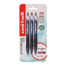 Uni Ball 3 Pack Jetstream Rollerball Pen - Asst - ABC School Supplies