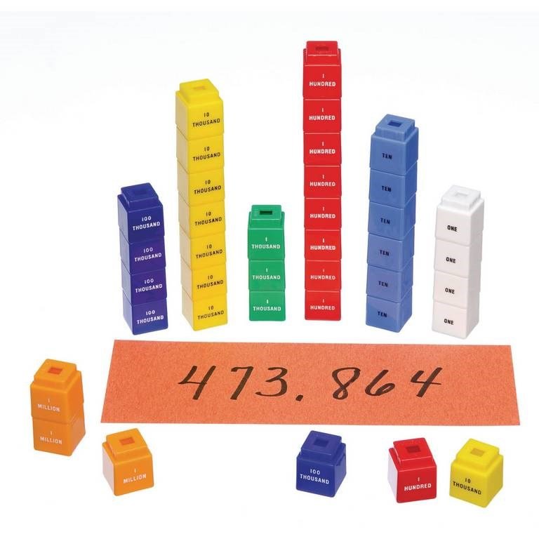 **Unifix Cubes Place Value To A Million - ABC School Supplies