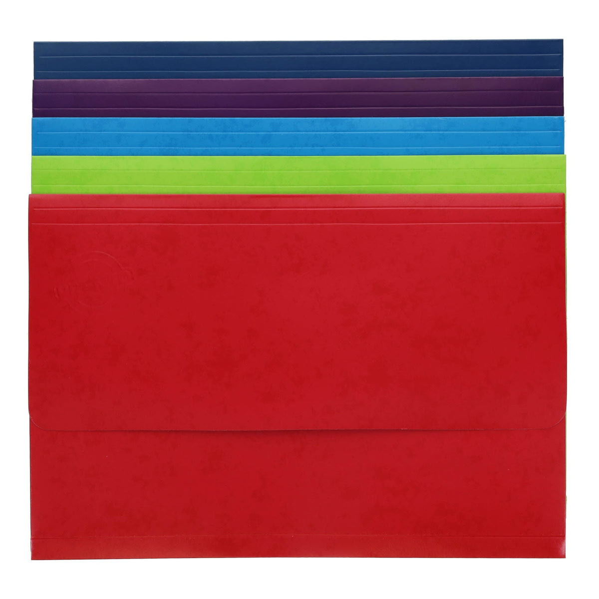 Universal A4 Cardboard Document Wallets Pack of 5 - ABC School Supplies
