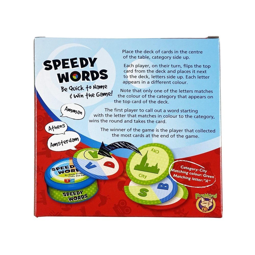 **University Games Speedy Words Game - ABC School Supplies