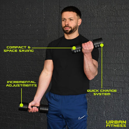 Urban Fitness 2.5kg Adjustable Dumbbell Set - ABC School Supplies