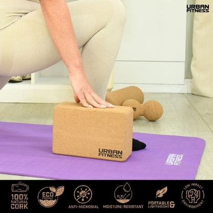 Urban Fitness Cork Yoga Brick - ABC School Supplies