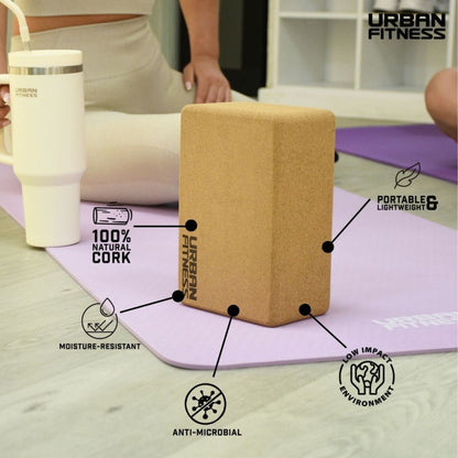 Urban Fitness Cork Yoga Brick - ABC School Supplies