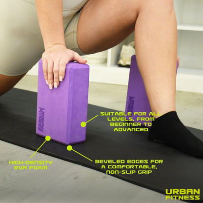 Urban Fitness Yoga Brick (Pair) - ABC School Supplies