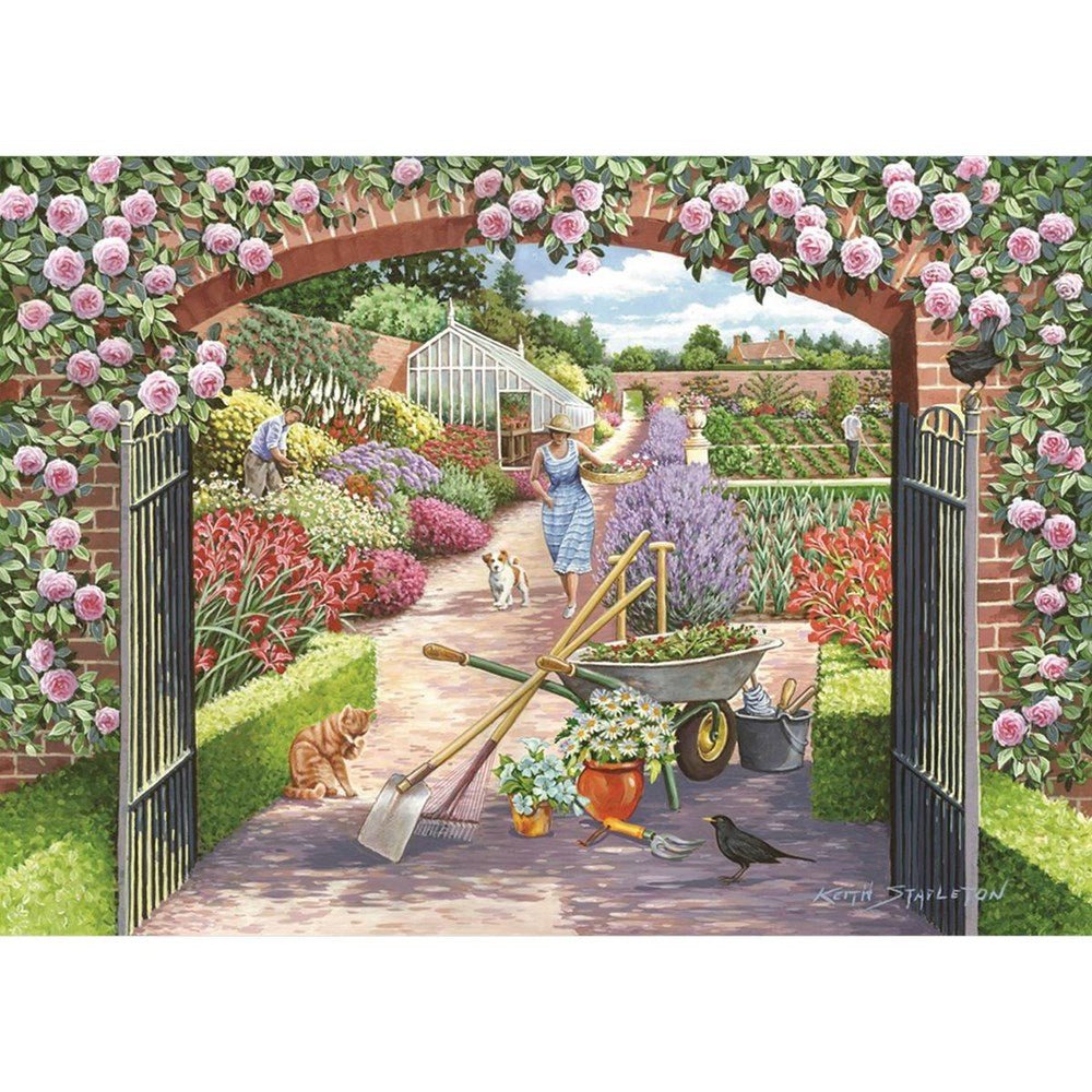 Walled Garden - 500 Piece Jigsaw Puzzle - ABC School Supplies