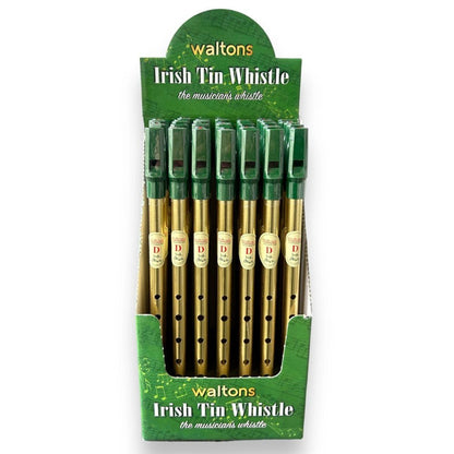 Waltons Tin Whistle D Brass Value Box of 35 - ABC School Supplies