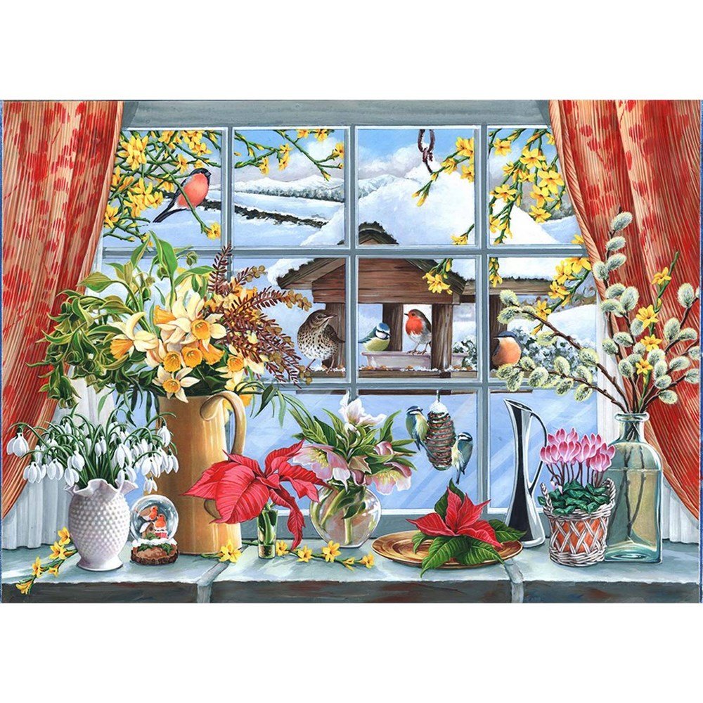 Watch The Birdies - 500 Piece Jigsaw Puzzle - ABC School Supplies