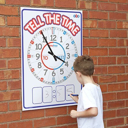 Weatherproof Outdoor Teaching Clock A1 - ABC School Supplies