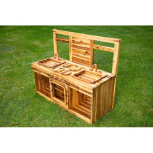 **Outdoor Wooden Mud Kitchen