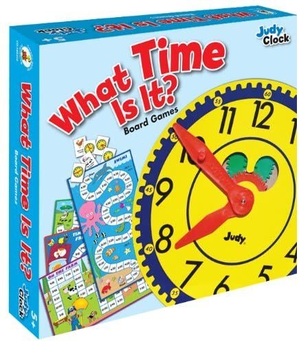 **What Time Is It? 4 Game Set - ABC School Supplies