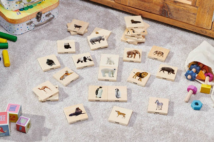 **Wild Animal Family Match Pack Of 28 - ABC School Supplies