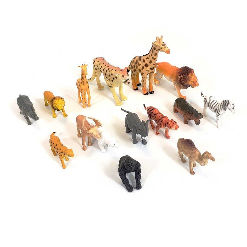 Wild Animals Tub Set Of 15 - ABC School Supplies