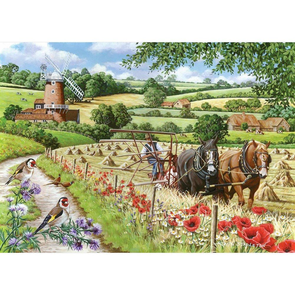 Windmill Lane - BIG 500 Piece Jigsaw Puzzle - ABC School Supplies