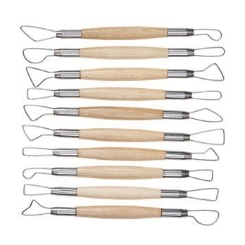 Wire Ended Clay Tools Set Of 10 - ABC School Supplies