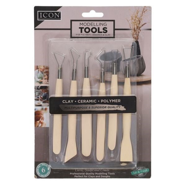 Wire Ended Modelling Tools Set Of 6 - ABC School Supplies