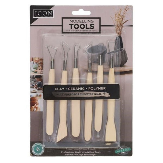 Wire Ended Modelling Tools Set Of 6 - ABC School Supplies