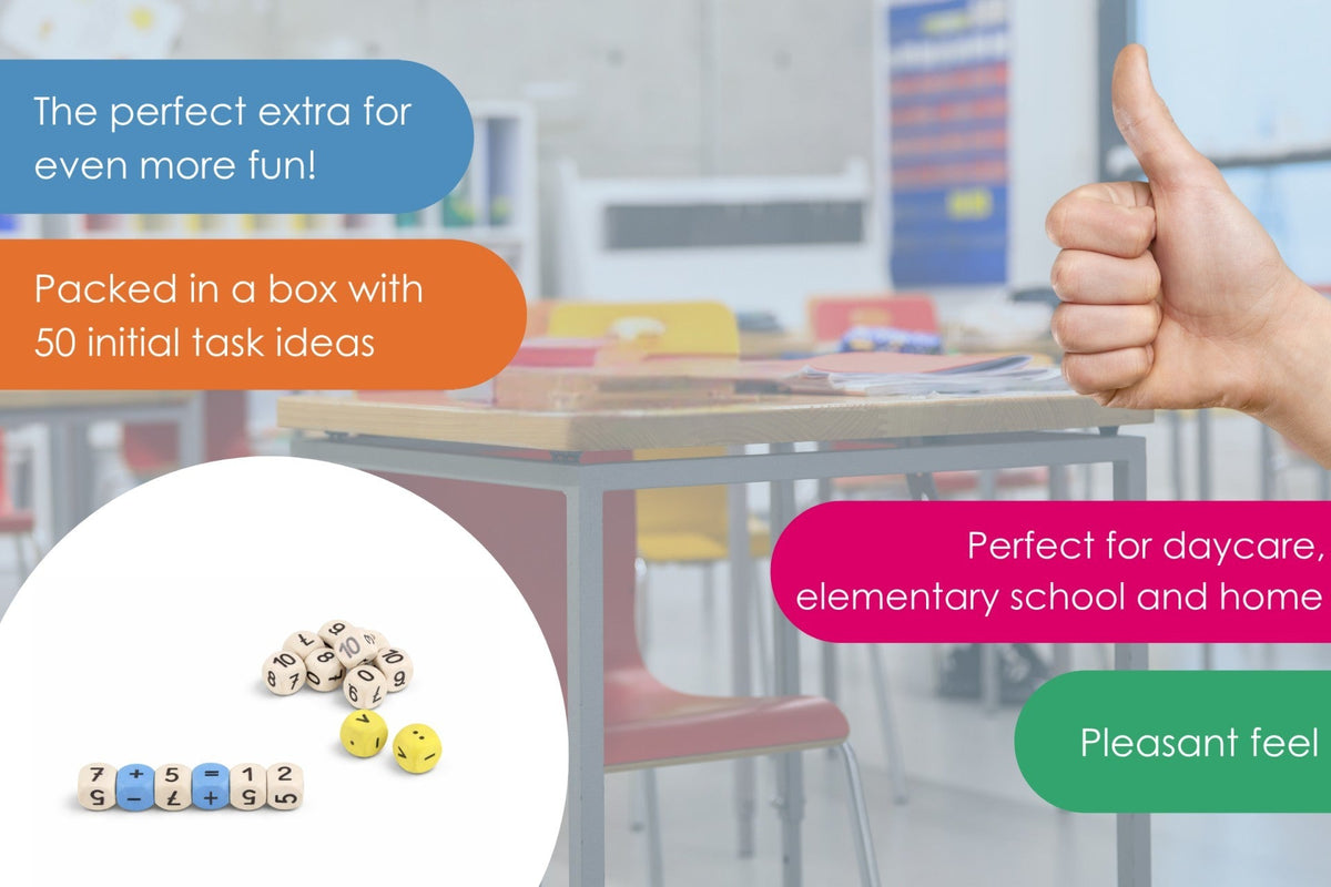 Wissner Number Dice Set of 16 - ABC School Supplies