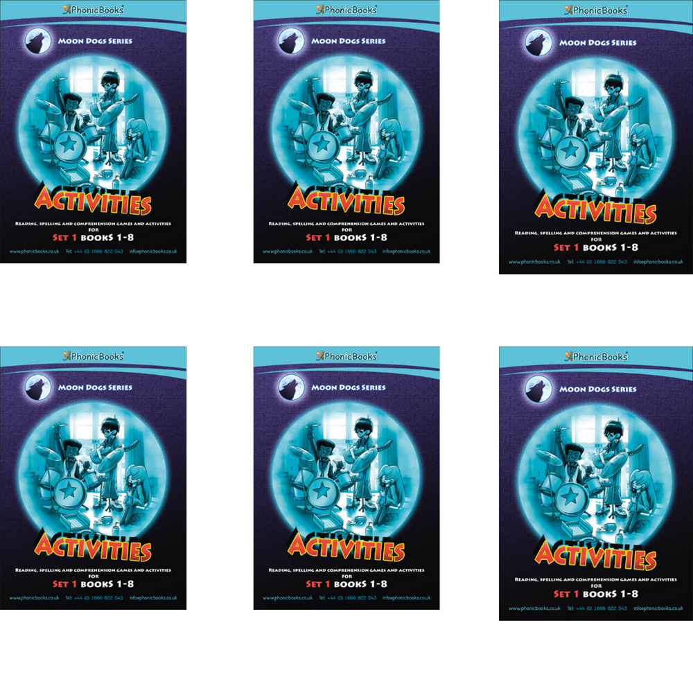 Dandelion Moon Dogs Series, Set 1 Workbook - 6 Pack