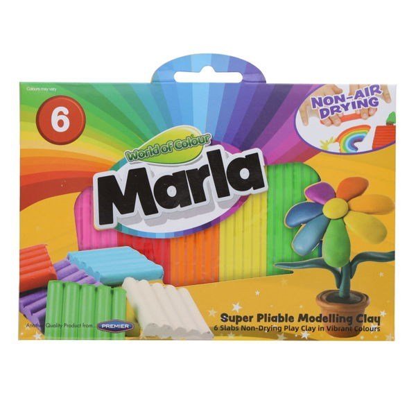 WOC 100g Marla Playclay - Pack of 6 - ABC School Supplies