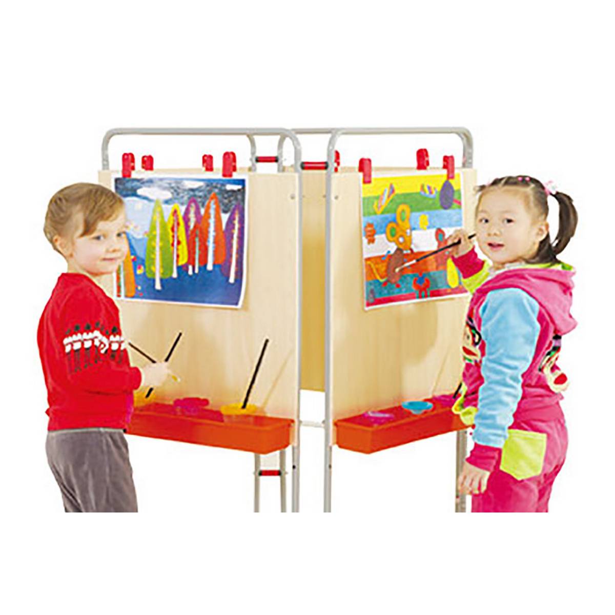 Wooden 4 - Sided Easel - ABC School Supplies