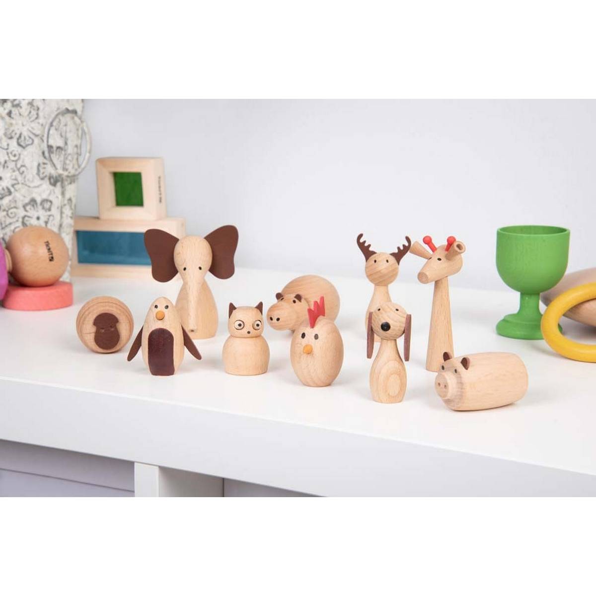 Wooden Animal Friends - ABC School Supplies
