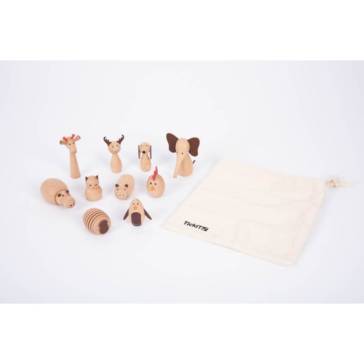 Wooden Animal Friends - ABC School Supplies