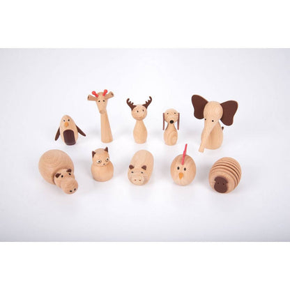 Wooden Animal Friends - ABC School Supplies