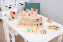 Wooden Building Gem Blocks - ABC School Supplies