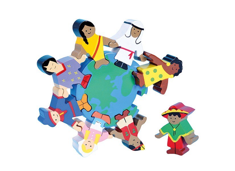 **Wooden Children Of The World Puzzle - ABC School Supplies