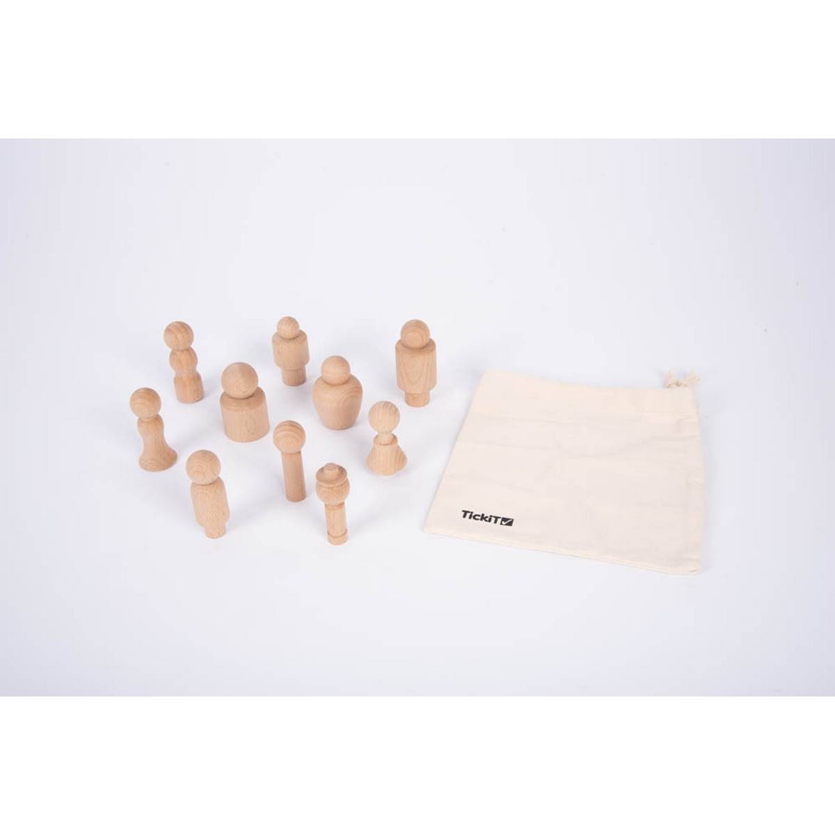 Wooden Community Figures - ABC School Supplies