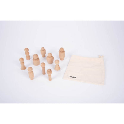 Wooden Community Figures - ABC School Supplies