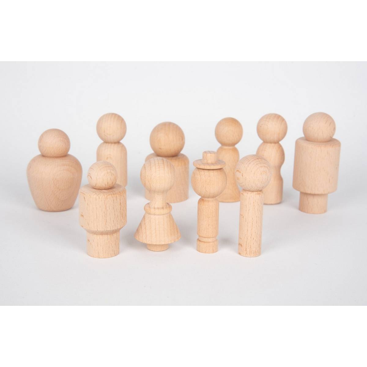 Wooden Community Figures - ABC School Supplies