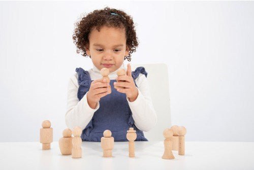 Wooden Community Figures - ABC School Supplies