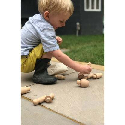 Wooden Community Figures - ABC School Supplies