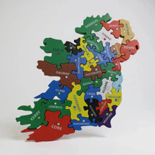 Wooden Counties Of Ireland Jigsaw Puzzle Chunky Pieces - ABC School Supplies