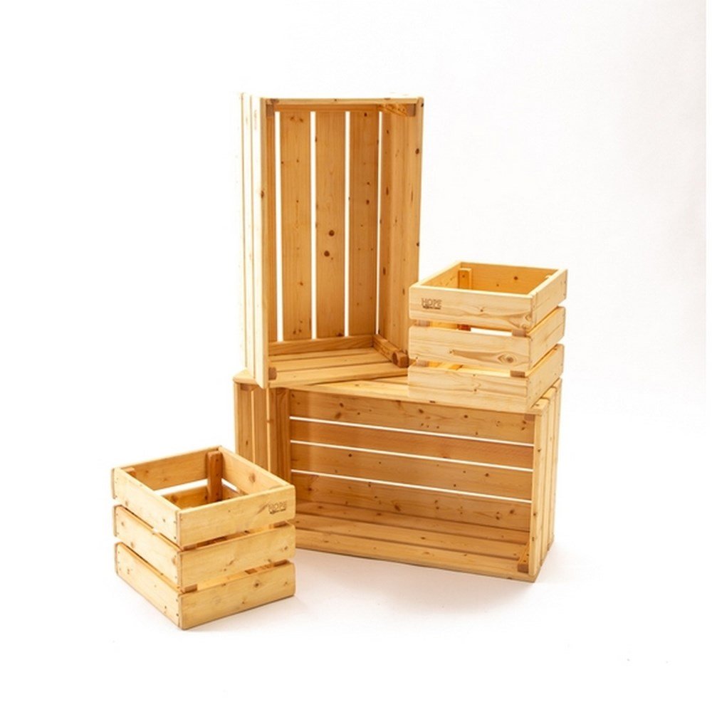 Wooden Crate From Hope - 4 Pack - ABC School Supplies