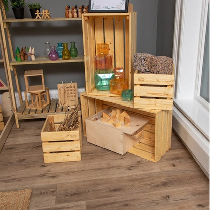 Wooden Crate From Hope - 4 Pack - ABC School Supplies