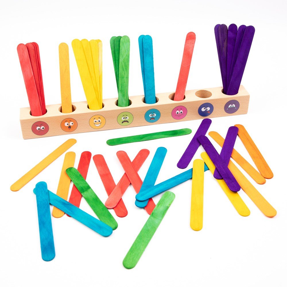 Wooden Emotion Pots Set - ABC School Supplies