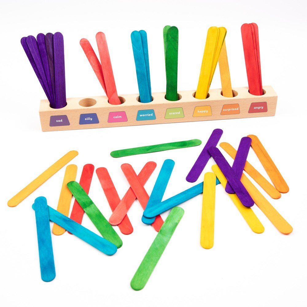 Wooden Emotion Pots Set - ABC School Supplies