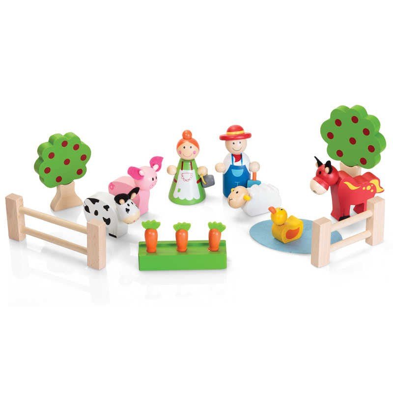 **Wooden Farm Playset - ABC School Supplies