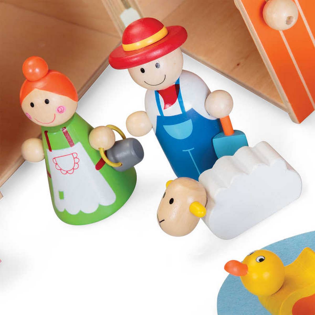**Wooden Farm Playset - ABC School Supplies