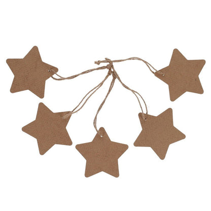 **Wooden Festive Decor - Star - Pack of 5 - ABC School Supplies