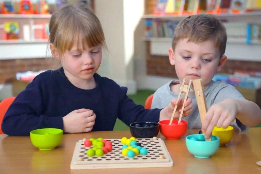 Wooden Fine Motor Pattern Balls - ABC School Supplies