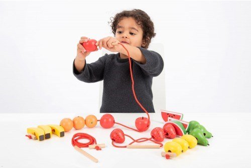 Wooden Lacing Fruits - ABC School Supplies