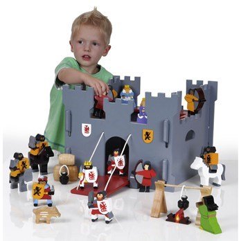 Wooden Medieval Castle And Figures - ABC School Supplies