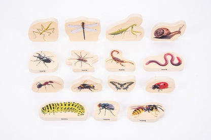 Wooden Minibeast Blocks - ABC School Supplies