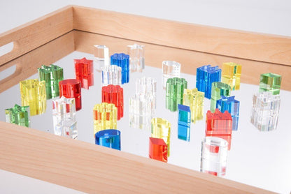 Wooden Mirror Tray - ABC School Supplies