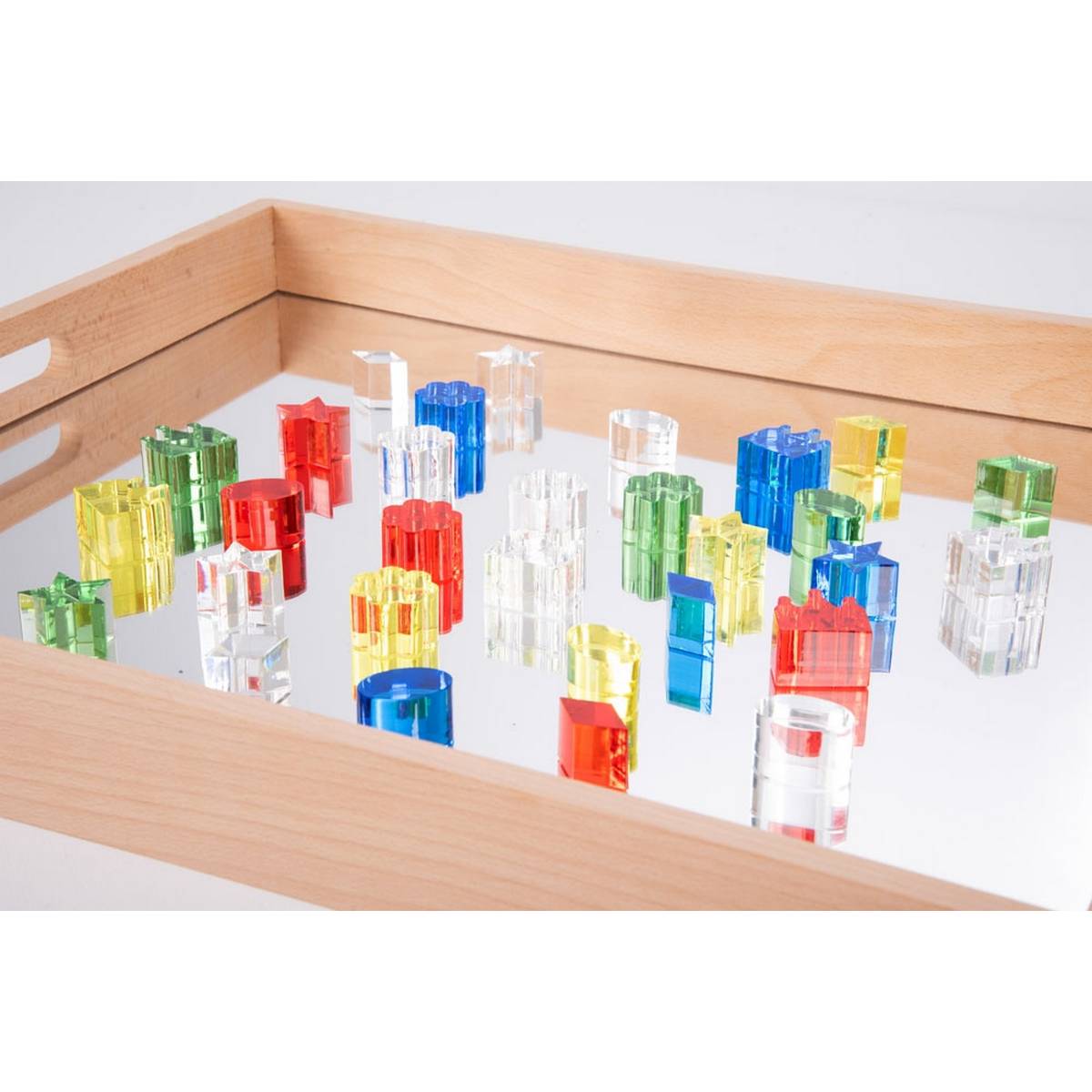 Wooden Mirror Tray - ABC School Supplies