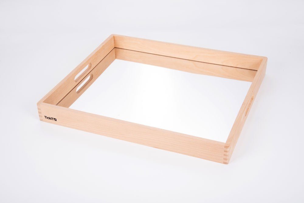 Wooden Mirror Tray - ABC School Supplies