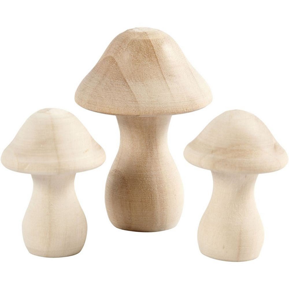 Wooden Mushrooms - ABC School Supplies
